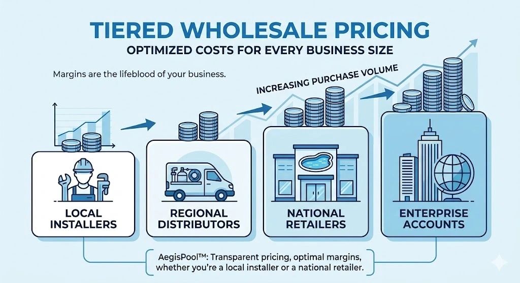 Tiered wholesale pricing